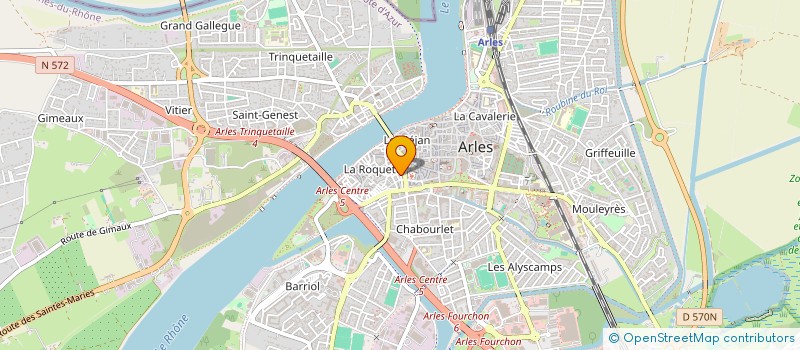 localisation de l'entreprise SARL LES ARPENTS VERTS  ARLES