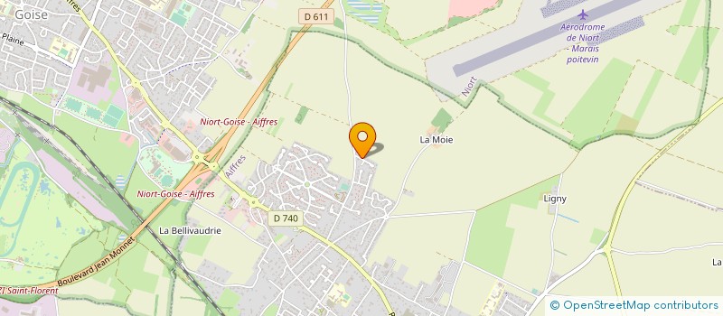 localisation de l'entreprise SARL LES ARTISANS DE LA COTE à NIORT