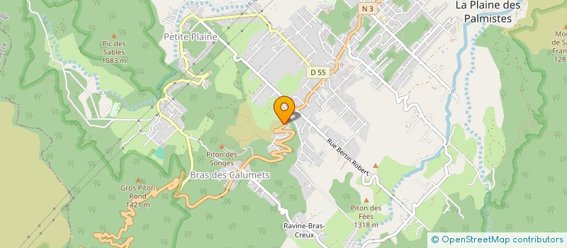 localisation de l'entreprise SARL LES ASCANOS PET SITTING  LA PLAINE-DES-PALMISTES