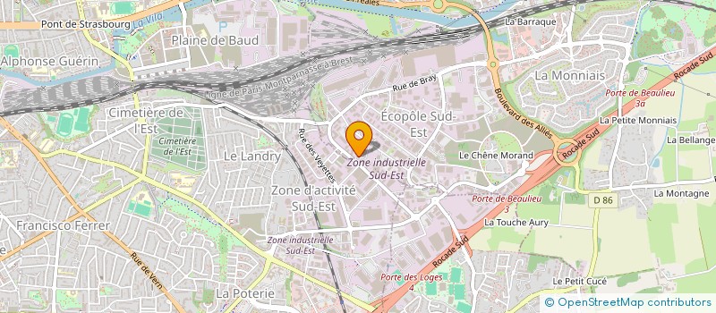 localisation de l'entreprise SARL LES ATELIERS ART TERRE  CESSON-SEVIGNE