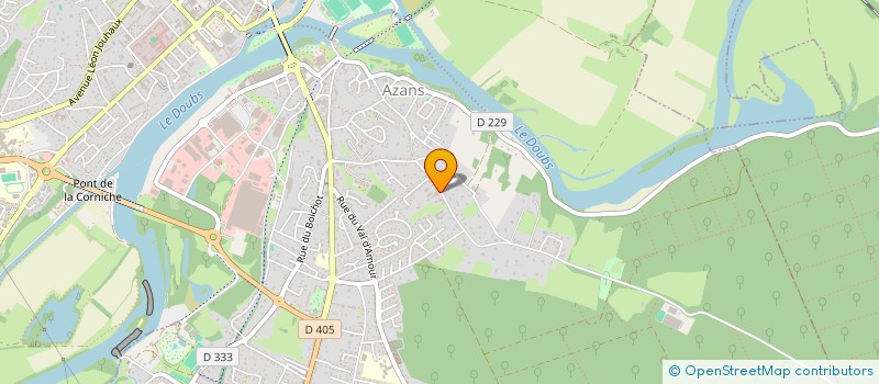 localisation de l'entreprise SARL LES ATELIERS DE CRISSEY à DOLE