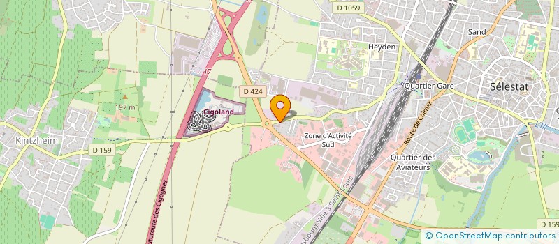 localisation de l'entreprise SARL LES ATELIERS DE MARC K CHR à SELESTAT