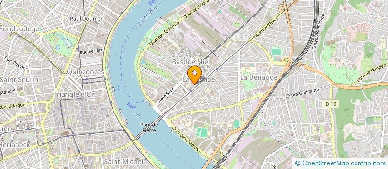 localisation de l'entreprise SARL LES ATELIERS DE POSE RAPIDE à BORDEAUX