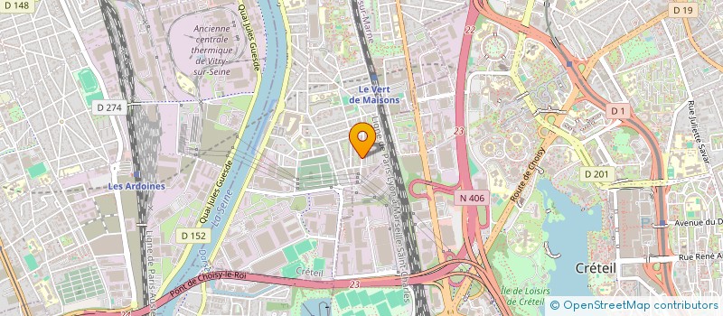 localisation de l'entreprise SARL LES ATELIERS DU 94  ALFORTVILLE