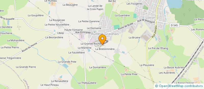 localisation de l'entreprise SARL LES ATELIERS DU BOIS DU MAINE à MONTJEAN