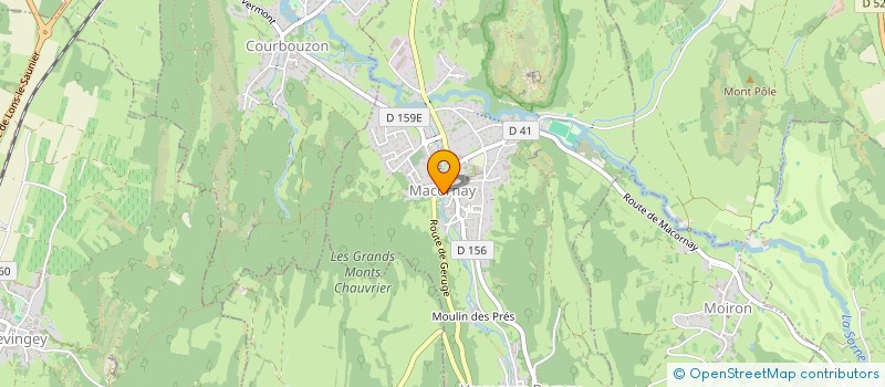 localisation de l'entreprise SARL LES BALADINS  MACORNAY