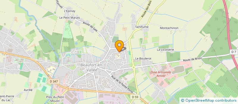 localisation de l'entreprise SARL LES BANCHAIS à LOIRE-AUTHION