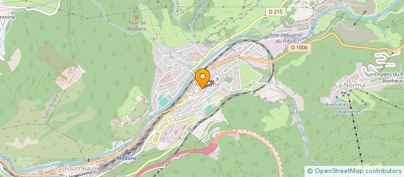 localisation de l'entreprise SARL LES BATISSEURS MAURIENNAIS à MODANE