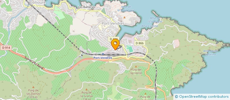 localisation de l'entreprise SARL LES BEAUCAMPS  PORT-VENDRES