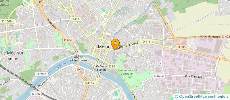 localisation de l'entreprise SARL LES BERGES DE L'ALMONT à MELUN