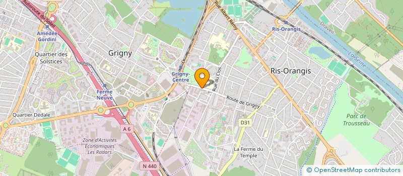 localisation de l'entreprise SARL LES BIJOUX D'IRIS à RIS-ORANGIS