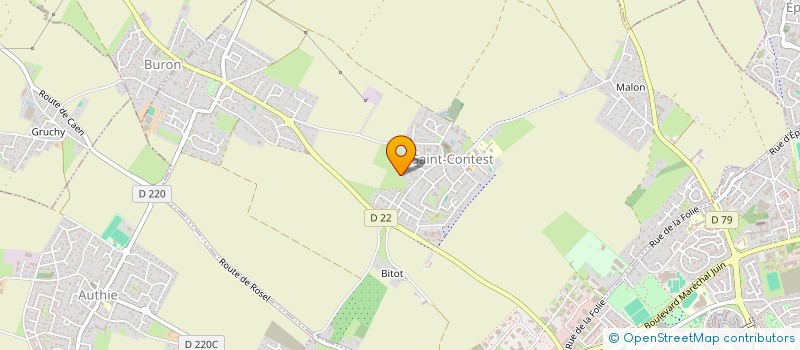 localisation de l'entreprise SARL LES BOISSIERES  SAINT-CONTEST