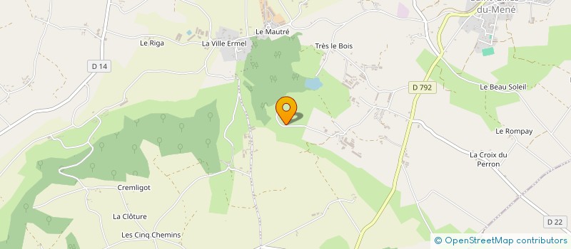 localisation de l'entreprise SARL LES BOLETS à LE MENE