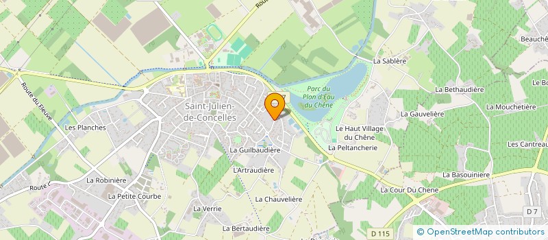 localisation de l'entreprise SARL LES BORNES à SAINT-JULIEN-DE-CONCELLES