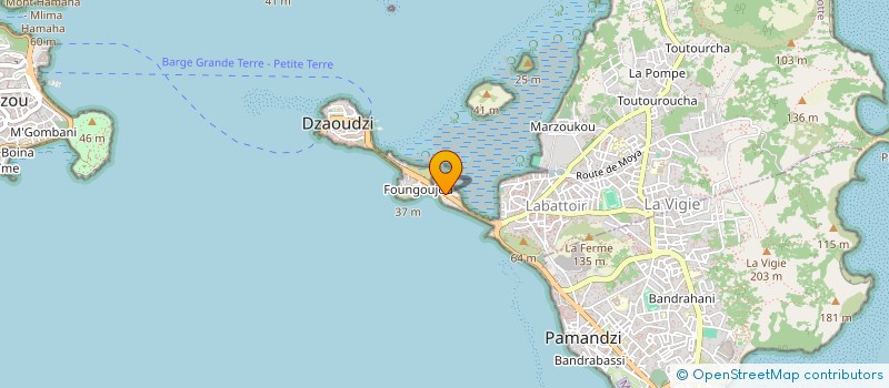 localisation de l'entreprise SARL LES BOUCANIERES à PAMANDZI