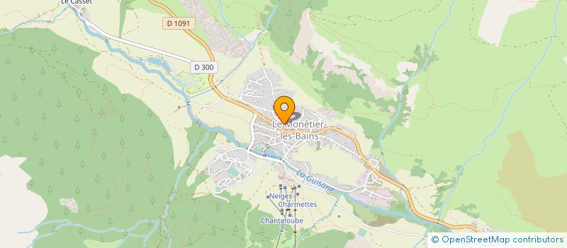 localisation de l'entreprise SARL LES BOUCANS à LE MONETIER-LES-BAINS