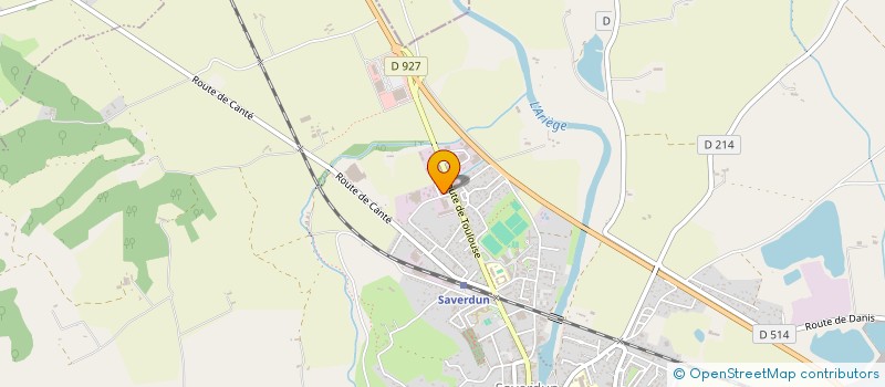 localisation de l'entreprise SARL LES BOUCHONS DES PYRENEES à SAVERDUN