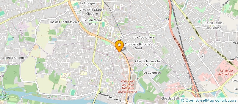 localisation de l'entreprise SARL LES BOZART  ORLEANS