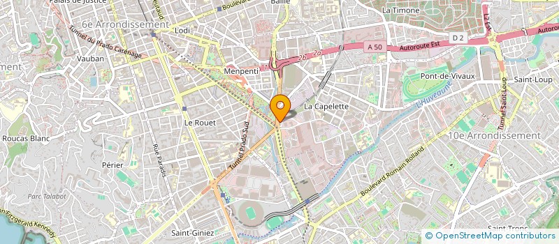 localisation de l'entreprise SARL LES BRANCHES à MARSEILLE