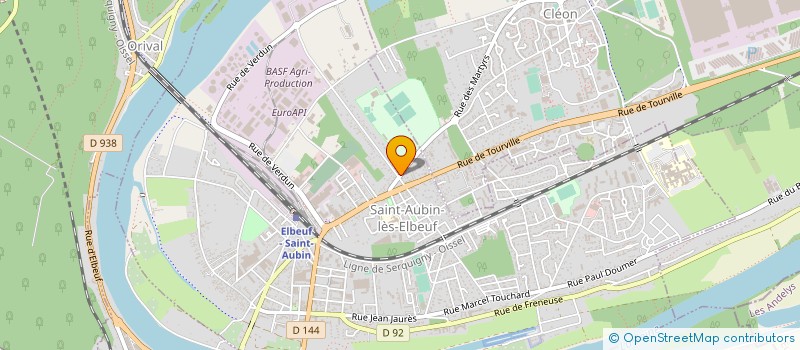 localisation de l'entreprise SARL LES BRULINS  SAINT-AUBIN-LES-ELBEUF