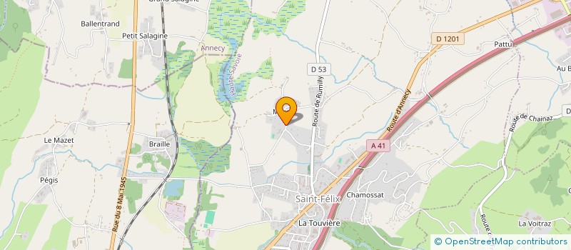 localisation de l'entreprise SARL LES BRUYERES  SAINT-FELIX