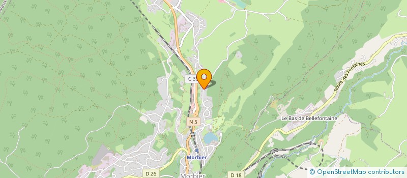 localisation de l'entreprise SARL LES BRUYERES à MORBIER