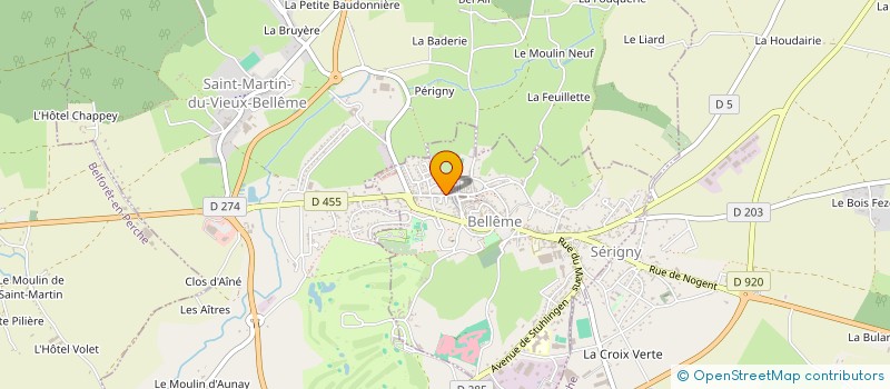 localisation de l'entreprise SARL LES BRUYERES à BELLEME