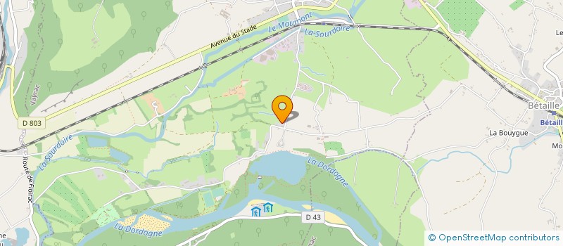 localisation de l'entreprise SARL LES CABRILLOUS  CARENNAC