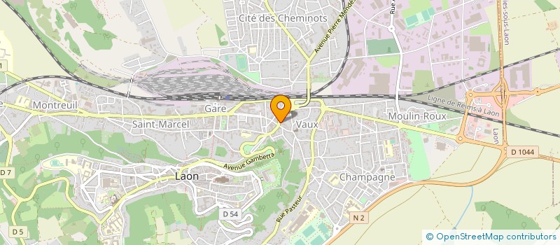 localisation de l'entreprise SARL LES CADRES DE LA VAUDROISE à LAON