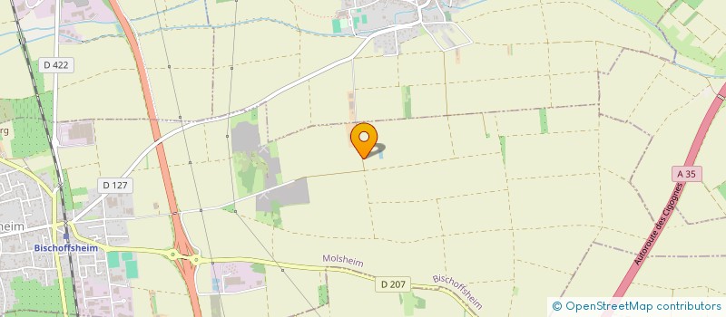 localisation de l'entreprise SARL LES CALLUNAS D'ALSACE  BISCHOFFSHEIM
