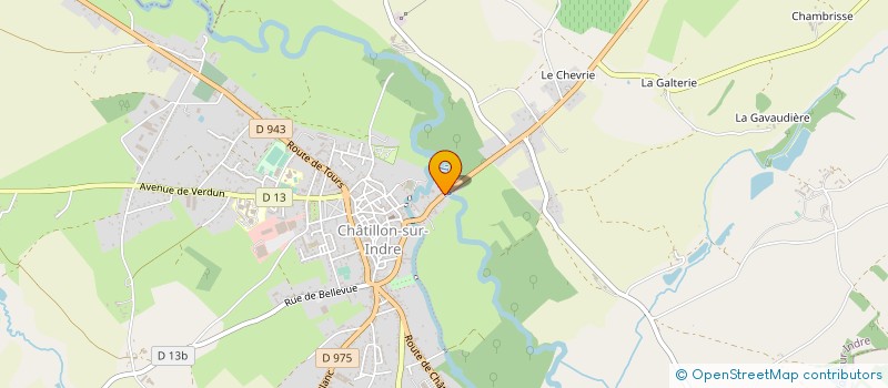 localisation de l'entreprise SARL LES CAOUTCHOUCS DU BERRY à CHATILLON-SUR-INDRE