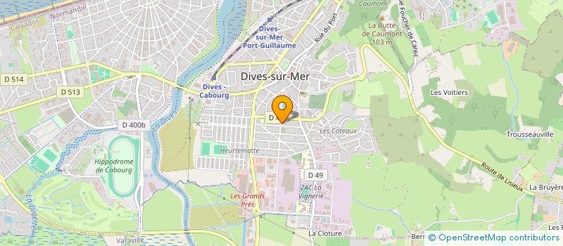 localisation de l'entreprise SARL LES CARRELAGES DU PAYS D'AUGE à DIVES-SUR-MER