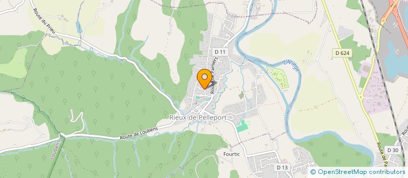 localisation de l'entreprise SARL LES CARRELEURS DU PLANTUREL à RIEUX-DE-PELLEPORT