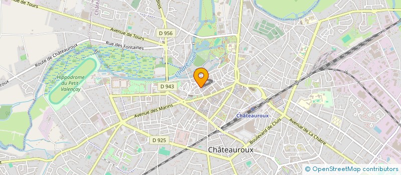 localisation de l'entreprise SARL LES CAVES à CHATEAUROUX