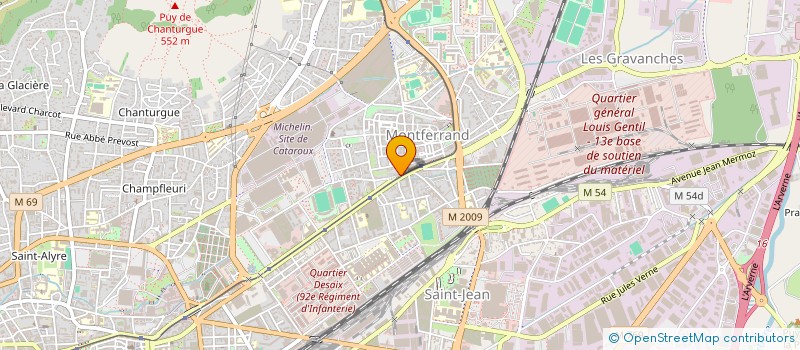 localisation de l'entreprise SARL LES CAVES MONTFERRANDAISES  CLERMONT-FERRAND