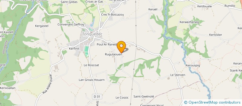 localisation de l'entreprise SARL LES CEREALES DU TREGOR  TONQUEDEC