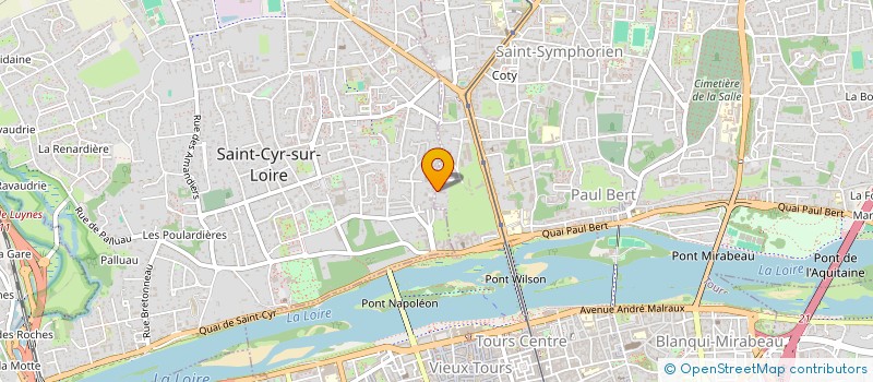 localisation de l'entreprise SARL LES CERISIERS  TOURS