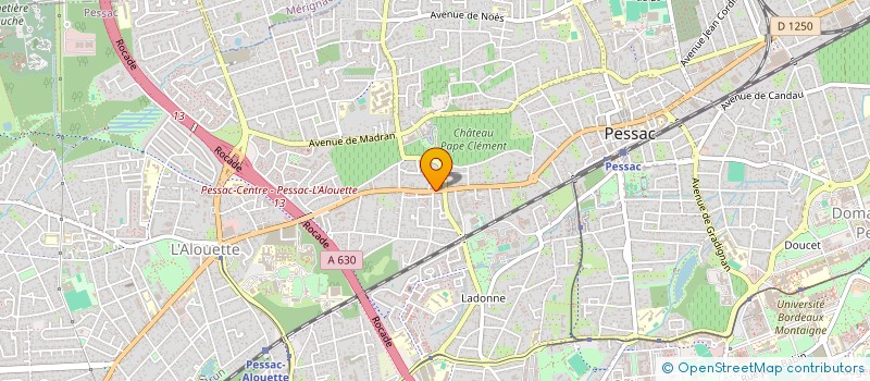 localisation de l'entreprise SARL LES CHARMILLES à PESSAC