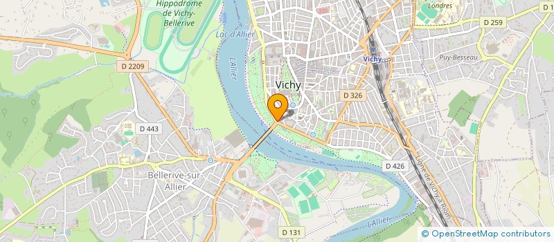 localisation de l'entreprise SARL LES CHARMILLES à VICHY