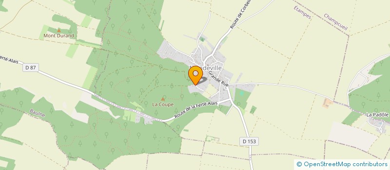 localisation de l'entreprise SARL LES CHATAIGNIERS  MONDEVILLE