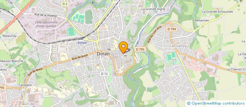 localisation de l'entreprise SARL LES CHAVIRES à DINAN