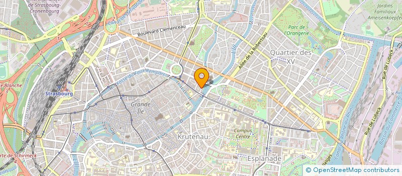 localisation de l'entreprise SARL LES CHEVALIERS à STRASBOURG