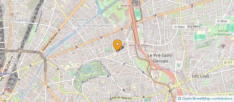 localisation de l'entreprise SARL LES CINQ DOIGTS DE LA MAIN DE MAYA  PARIS