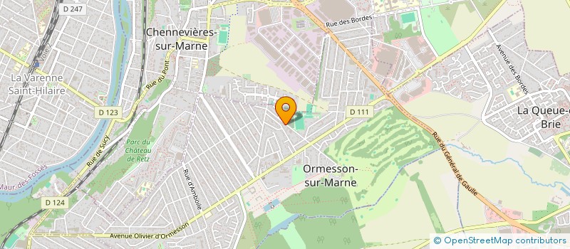 localisation de l'entreprise SARL LES CINQ MARCHES  ORMESSON-SUR-MARNE