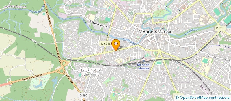localisation de l'entreprise SARL LES CLEFS D ARGENT à MONT-DE-MARSAN