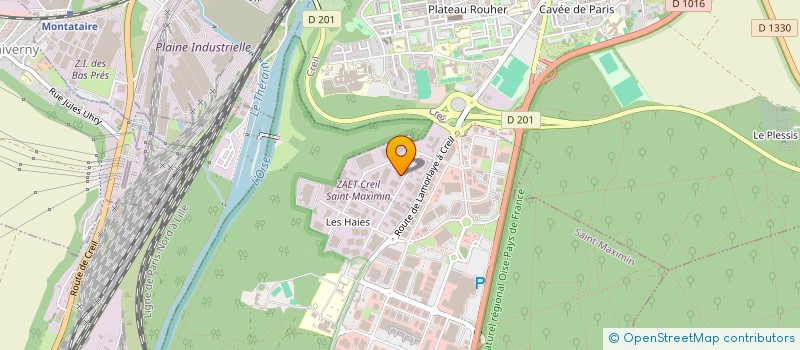 localisation de l'entreprise SARL LES COLLES DEFERT ET COMPAGNIE à CREIL