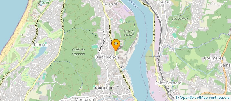 localisation de l'entreprise SARL LES COMPAGNONS  ANGLET