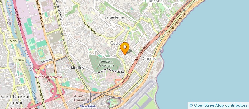 localisation de l'entreprise SARL LES COMPAGNONS AZUREENS à NICE