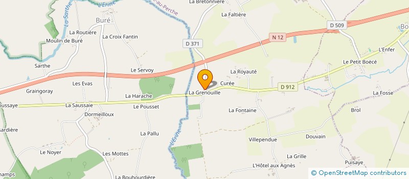 localisation de l'entreprise SARL LES COMPTOIRS DU PERCHE à LA MESNIERE
