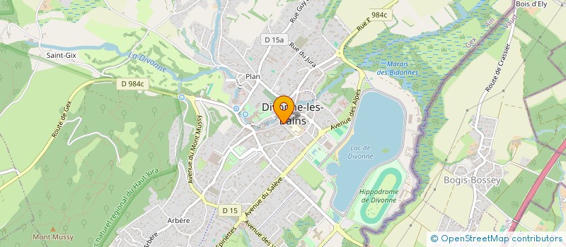 localisation de l'entreprise SARL LES COPAINS D'ABORD  DIVONNE-LES-BAINS